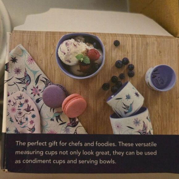 Native Northwest Art by Indigenous Artists Ceramic Measuring Cup Set NWT - Picture 9 of 9